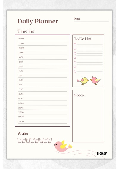Günlük Planlayıcı - A4 Ebat Yapılacaklar - 30 Yaprak - Daily Planner - 0269 Çok Renkli