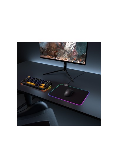 Mp-21 Pulsar M Rgb 252x328x3mm Rgb Led Mouse Pad Siyah 1923 - Karbul4629-9101 Renkli