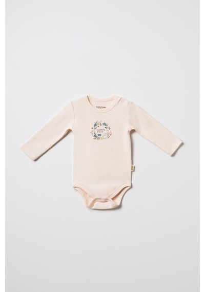 Babycosy Organic Wear Bebek 2li Uzun Kollu Badi %100 Organik Pamuk, Bebek Ve Yenidoğan Serisi - Csy8202 Cream