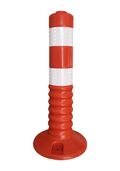 Şerit Ayırıcı Esnek Delinatör 45 Cm Delinatör Yol Ayırıcı Delinatör 10 Adet