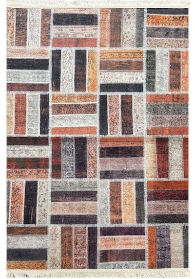 Prizma Halı Vintage Kilim V-6519 Çok Renkli