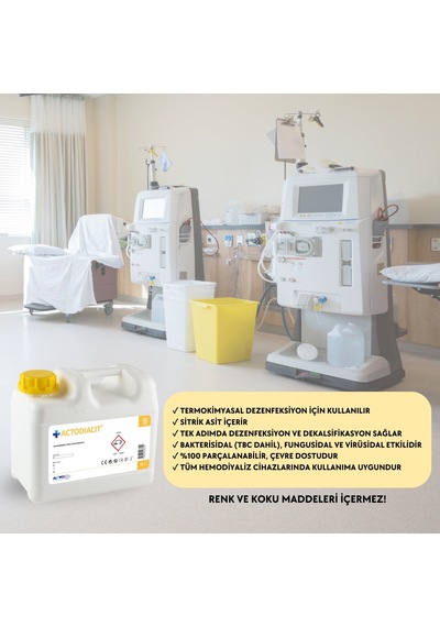 Acto Actodiacit Hemodiyaliz Cihazı Dezenfektanı 5 L