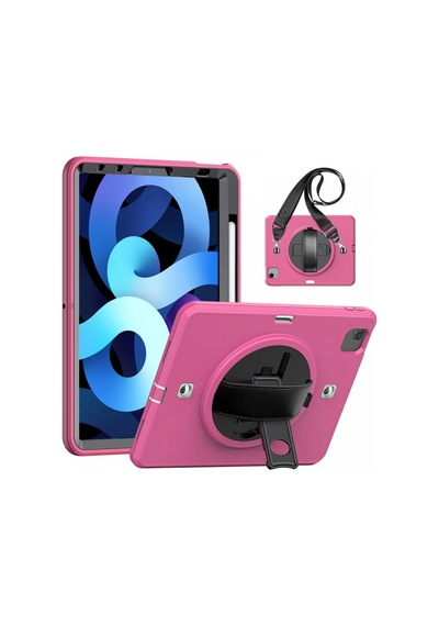 Apple İpad Pro 11 2020 Kılıf Strap-c Otterbox Tablet Kapak - Pembe Arka Kapak