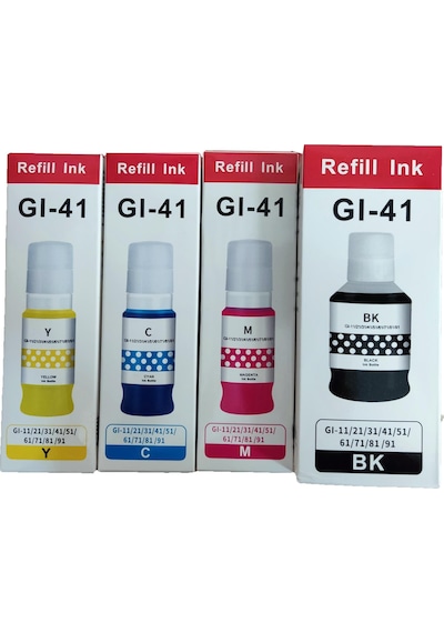 Melsan Canon Pixma G1920 Mürekkep Takım 4 Renk Set Uyumlu