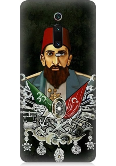 Xiaomi Mi 9t Uyumlu Osmanlı 2. Abdülhamid Han Desenli Silikon Kılıf