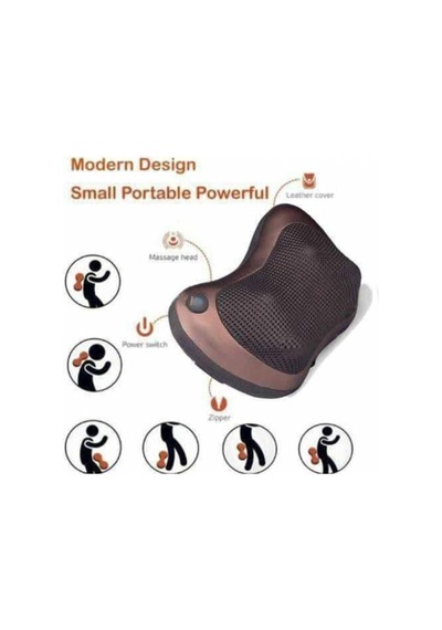 Car Home Ovmalı Masaj Yastığı Aleti Tüm Vücut Ayak Boyun Bacak Bel Sırt