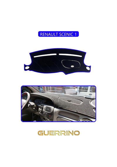 Renault Scenıc 1torpido Koruma Halısı Mavi Kenar