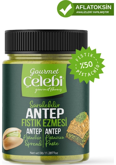 Antep Fıstık Ezmesi 320 Gr. - Gerçek Antep Fıstığı Ezmesi