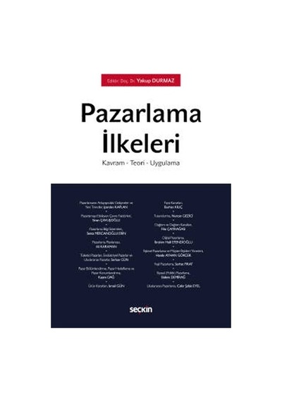 Pazarlama İlkeleri-Yakup Durmaz