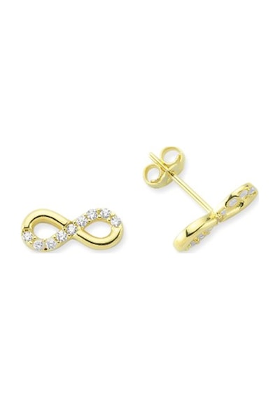 Glorria Altın Sonsuzluk Küpe Renkli