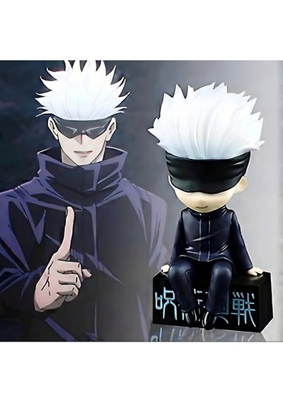 Jujutsu Kaisen Gojo Satoru Ve Yuji Itadori İkili Set Anime Koleksiyon Figürü 8-10 Cm