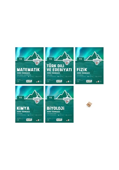 Okyanus 11. Sınıf Iceberg Mat Ed. Fizik Kimya Ve Biyoloji 5li Sayısal Soru Bankası + Telefon Standı