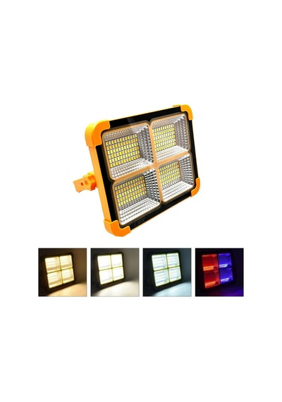 Sekatech Portatif Solar Led Projektör Cata 200w Güneş Enerjili