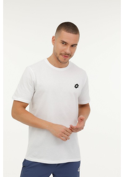 Lotto M-Bsc Sokrates T-Sh 3Fx Beyaz Erkek Kısa Kol T-Shirt