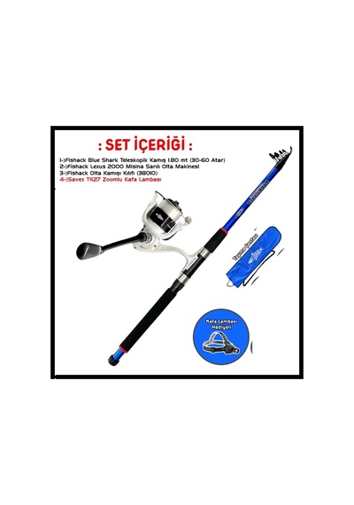 Fishack 2.70mt/30-60gr M - Kıyı Olta Seti
