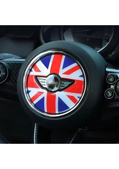 Mini Cooper F Serisi Uyumlu Direksiyon Göbeği Sticker Union Jk F5