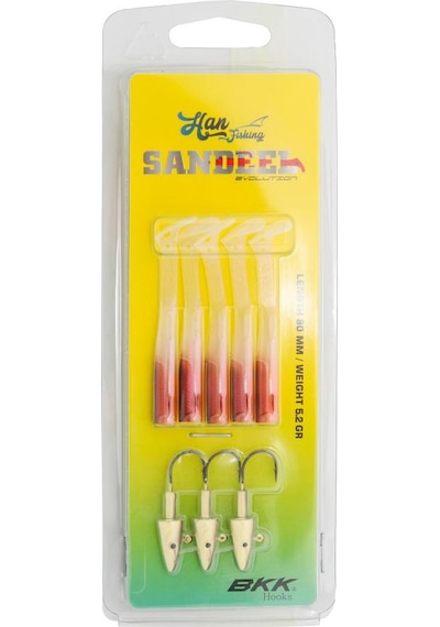 Hanfish Sandeel 8cm 5,2gr Lrf Silikon Yem Chinu Bait