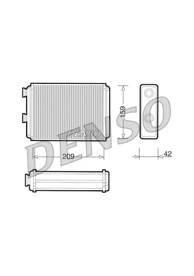 Fiat Punto Kalorifer Petegi 1.2 2004-2008 Denso Drr09070