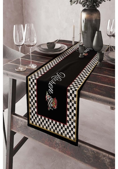 40x140cm Dokuma Leke Tutmaz Premium Tay Tüyü Kumaş Masa Örtüsü Kitchen Mutfak Runner Rnr435 Açık Bej