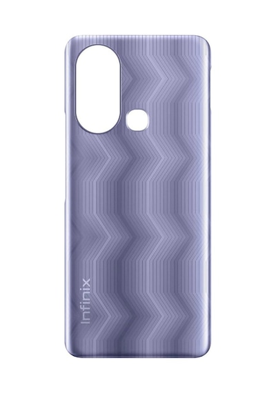 İnfinix Hot 11s Mor Arka Cam Batarya Pil Kapağı Telefon Arka Kapak