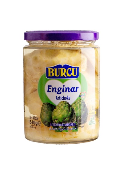 Burcu Enginar Ve Bamya 550 Gr Cam 2 Li Paket