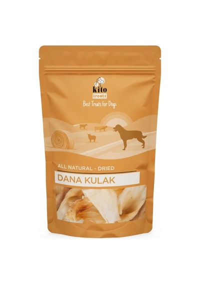 Kito Kurutulmuş Dana Kulak Çiğnemelik Köpek Ödül Maması%100 Doğal, Glutensiz, Organik 100 Gr Dog Treat