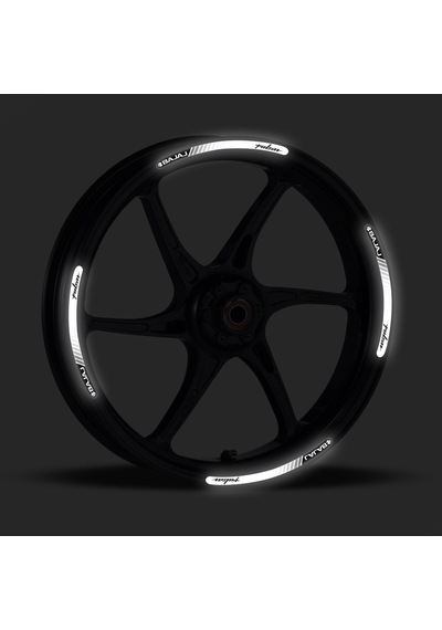 Bajaj Pulsar 3D Reflektif Yansıtma Özellikli Damla Jant Şeridi