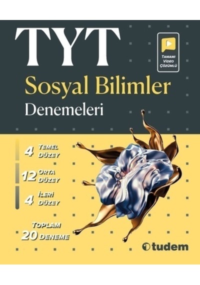 TYT Sosyal Bilimler Denemeleri -  Tudem Yayınları
