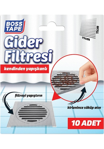 Boss Tape Gider Filtresi 10lu