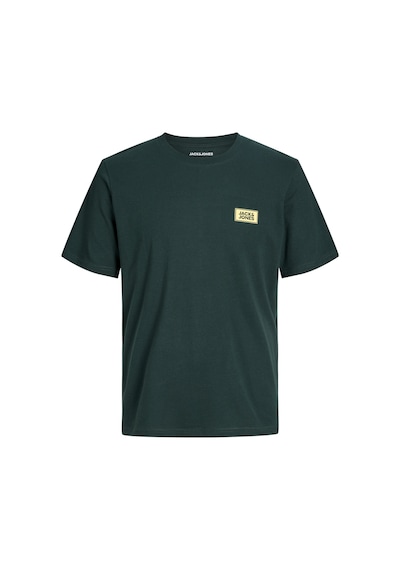 Jack & Jones Erkek Logo Detayli Bisiklet Yaka Tisört - Rush - 12298424 Çok Renkli