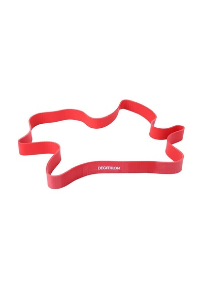 Decathlon Kırmızı Elastik Direnç Bandı - Yoga Pilates Fitness Egzersiz Bandı Kırmızı