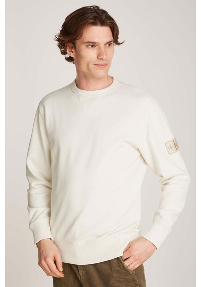 Calvin Klein Erkek Sweat Beyaz