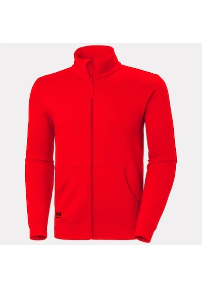 Helly Hansen Workwear Klasik Zıp Sweatshirt -79326 130-hh Kırmızı/siyah Hh Red/black