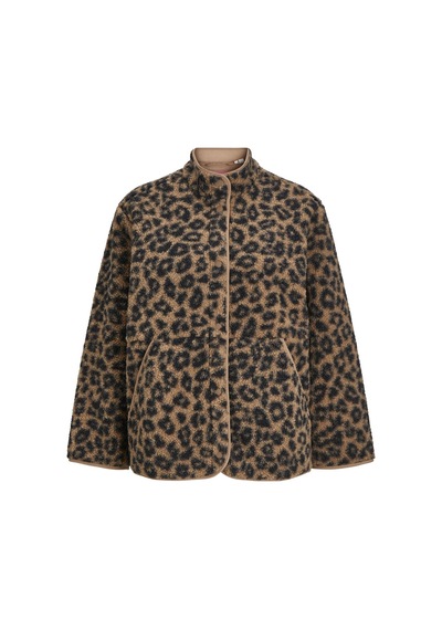 Jjxx Jxvera Leopar Desenli Peluş Ceket 12272583 Bordo