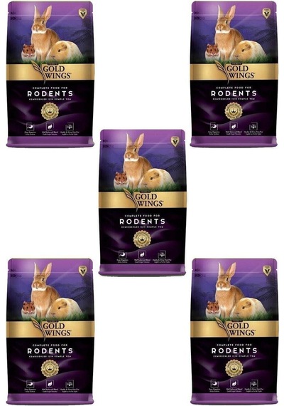 Gold Wings Gw Premium Kemirgen Yemi 1000gr 5 Paket