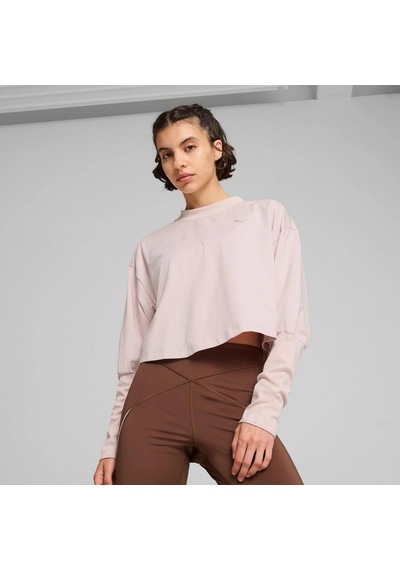 Puma 52568849 Studio Cloudspun Crew - Short Kadın Sweatshirt Pembe