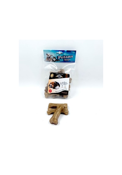 Ans Petans Toys 6'lı Naturel Pres Kemik Ödülü 12 CM