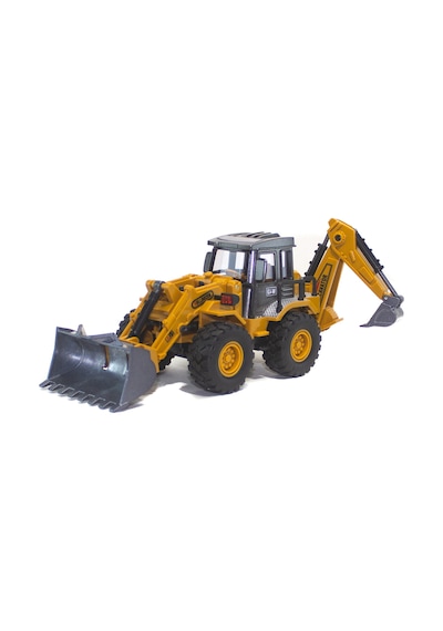 Metal Oyuncak İş Makinası Kepçe Sürtmeli 20 Cm