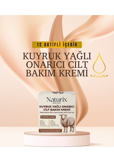 Naturix Kuyruk Yağlı Cilt Bakım Kremi 50ml