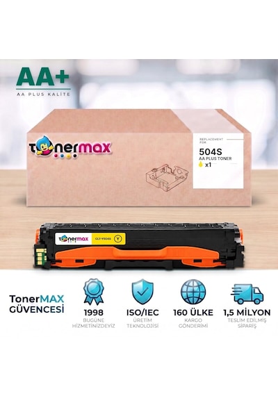 Samsung Clt-y504s Sarı Uyumlu Toner Aa Plus / Clp-415 / Clx-4195 / Xpress C1810 / C1860