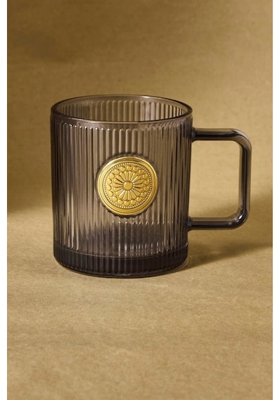 Karaca Madalyon Mug 340 Ml Gri