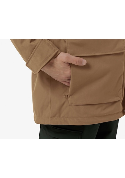 Jack Wolfskin Glacier Canyon Parka Erkek Outdoor Montu 1107674-5601 Kahverengi