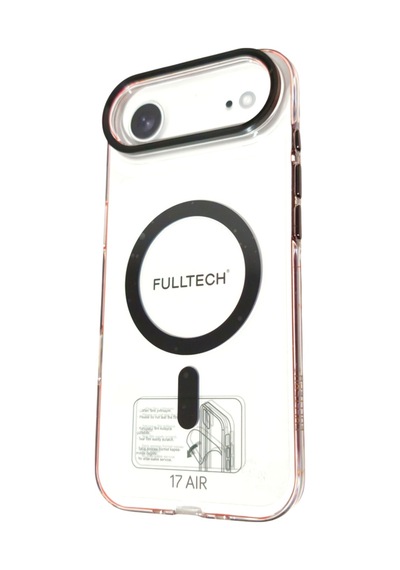 Apple iPhone 17 Air Uyumlu Ftpc3 Magsafe Şarjlı Şeffaf Kılıf - Siyah