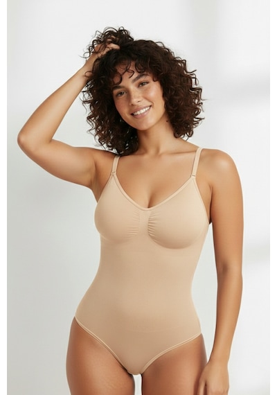 Mistirik Mamey Çıtçıtlı Zıbın Korse Extra Push Up Etkili Ten Renk10