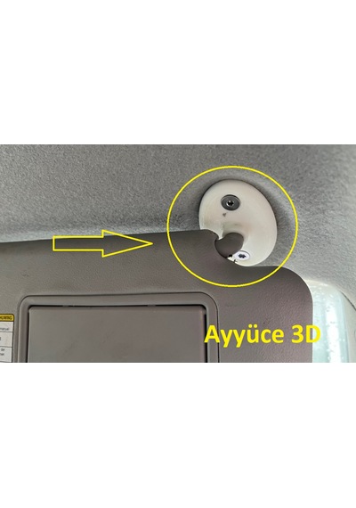 Ayyüce 3d, Toyota Yaris Uyumlu Silecek Menteşesi , 2 Adet , Siyah Renk