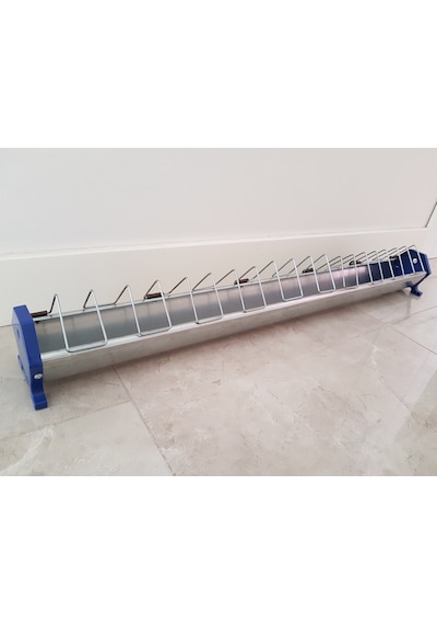 Güvercin Civciv Metal Galvaniz Yemlik 100 Cm 3  Adet