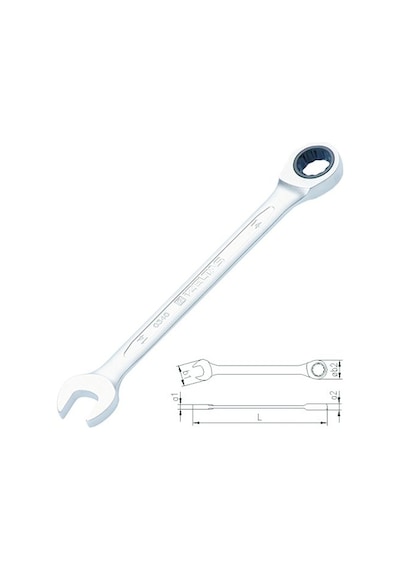 İzeltaş 0340 Cırcır Kombine Anahtar 13 Mm - 0340020013