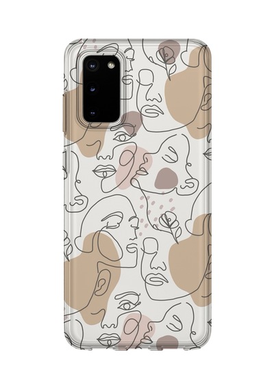 Samsung Galaxy S20 Fe Uyumlu Baskılı Şeffaf Telefon Kılıfı Koleksiyon: Oneline Essence 3
