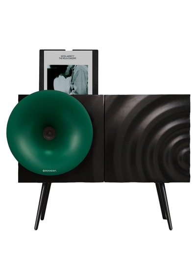Fennessy Kresling İ7s Yeşil Bluetooth Hoparlörlü 100w Hi-fi Pikap, Plakçalar