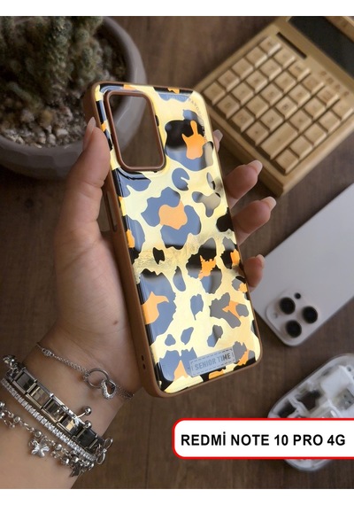 Redmi Note 10 Pro 4g Uyumlu Lüks Leopar Desenli Silikon Telefon Kılıf Desen1